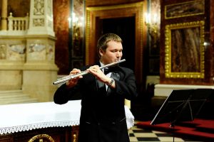Flutist on St. Stephen's Basilica Organ Concert Budapest