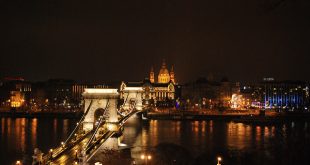 Budapest Winter Holiday Chain Bridge Night Cruise photo by John Beauchamp