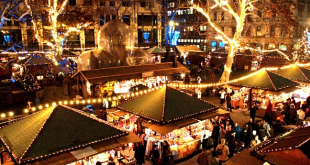 Budapest Christmas Market Vorosmarty Square